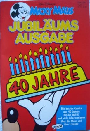 Comic: Micky Maus Jubiläumsausgabe 40 (Micky Maus Jubiläumsausgabe 40 Jahre) - 1991 - mge-shop