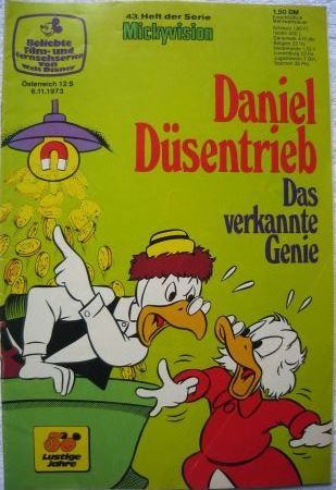 Comic: Daniel Düsentrieb Das verkannte Genie (Mickyvision) - 06.11.1973 - mge-shop