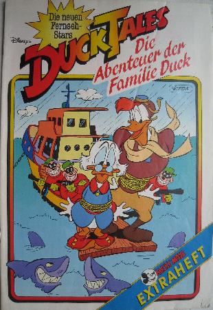 Comic: Duck Tales - Die Abenteuer der Familie Duck (Beilagen zu Micky Maus) - 1989 - mge-shop