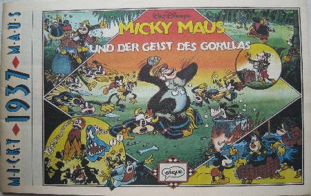 Comic: Micky Maus und der Geist des Gorillas (1937) (Beilagen zu Micky Maus) - 1990 - mge-shop