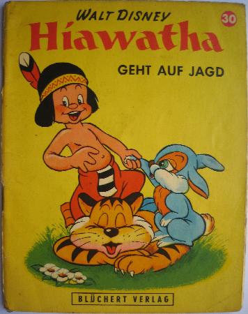 Broschüre: Hiawatha geht auf Jagd (Kleine Walt Disney Bilderbücher) - 1961 - mge-shop