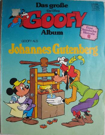 Comic: Johannes Gutenberg (grosse Goofy Album, Das) - 1977 - mge-shop