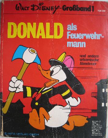 Comic: Donald als Feuerwehrmann (Barks) (Walt Disney-Grossband) - 1974 - mge-shop