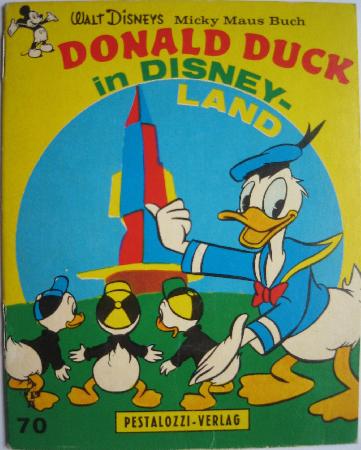 Broschüre: Donald Duck in Disneyland (Walt Disneys Micky Maus Buch) - 1977 - mge-shop