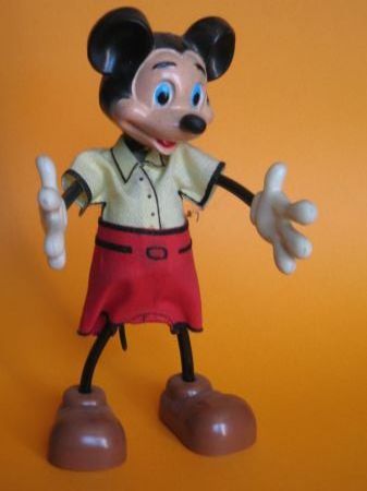 Hartplastik: Marx-Figur Micky Maus (Marx - Walt Disney) - 195? - mge-shop