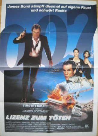 Kinoplakat: James Bond 007 Lizenz zum Töten - 1989 - mge-shop