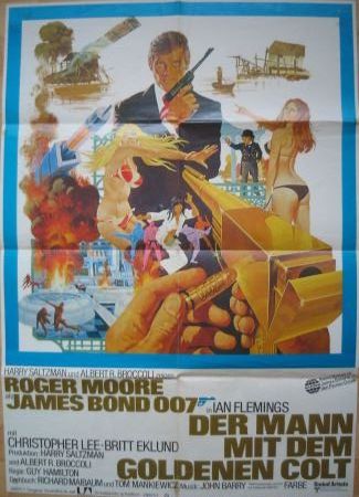 Kinoplakat: James Bond 007 Der Mann mit dem goldenen Colt - 1974 - mge-shop