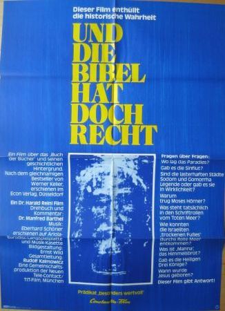 Kinoplakat: Und die Bibel hat doch recht - 1977 - mge-shop