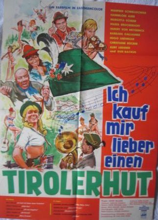 Kinoplakat: Ich kauf mir lieber einen Tirolerhut - 1965 - mge-shop