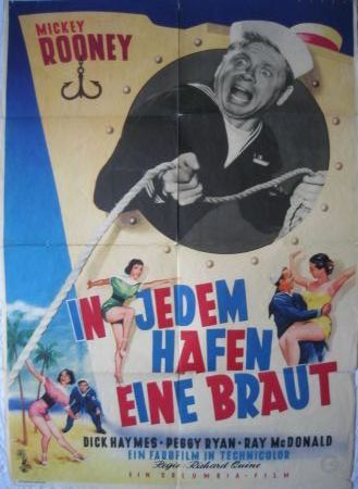 Kinoplakat: In jedem Hafen eine Braut - 1955 - mge-shop