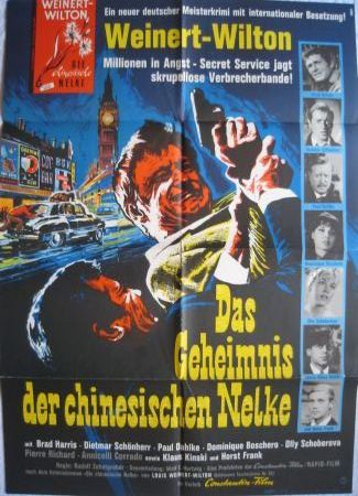 Kinoplakat: Geheimnis der chinesischen Nelke, Das - 1964 - mge-shop