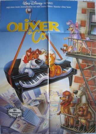 Kinoplakat: Oliver & Co - 1989 - mge-shop