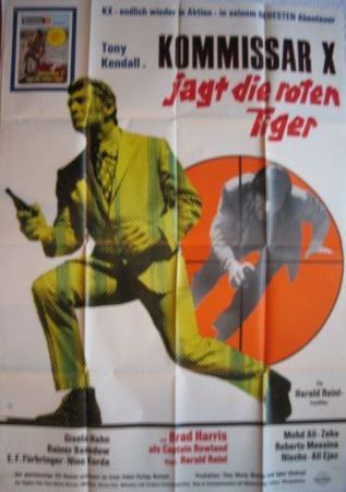 Kinoplakat: Kommissar X jagt den roten Tiger - 1971 - mge-shop