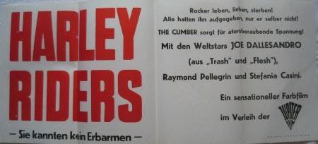 Kinoplakat: Harley Riders - Sie kannten kein Erbarmen - 1975 - mge-shop