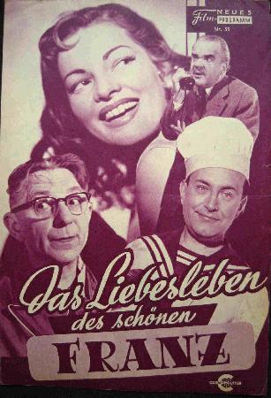 Kinoprogramm: Liebesleben des schönen Franz, Das (Neues Film-Programm Wien (NFP) 1956-) - 1956/09 - mge-shop