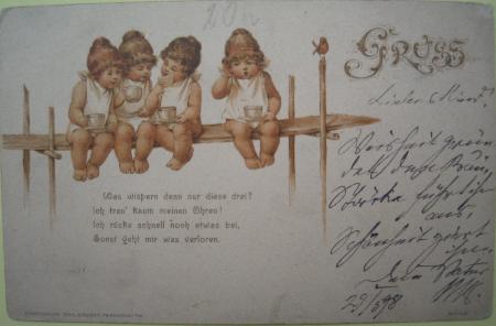 Postkarte: Grußpostkarte - 1898 - mge-shop