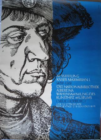 Veranstaltungsplakat: Ausstellung Kaiser Maximilian I - 1959 - mge-shop