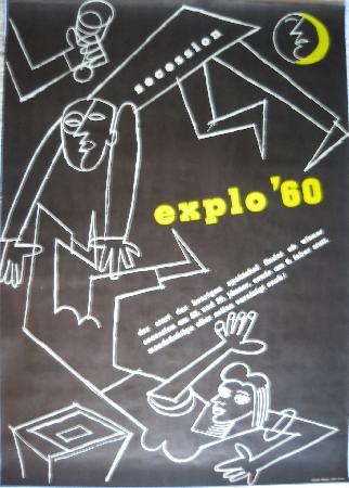 Veranstaltungsplakat: Explo 60 - 1960 - mge-shop