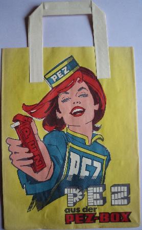 Broschüre: PEZ-Tragtasche - 195? - mge-shop