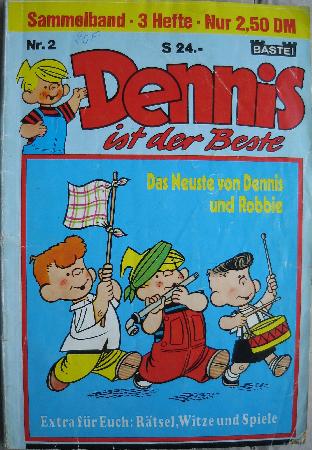 Comic: Sammelband Nr. 2 (Dennis ist der Beste) - 1977 - mge-shop