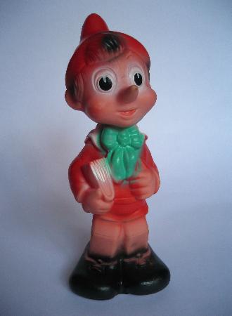 Quietschfigur: Pinocchio - 197? - mge-shop