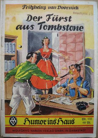 Romanheft: Der Fürst aus Tombstone (Humor ins Haus) - 1956 - mge-shop