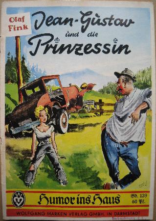 Romanheft: Jean-Gustav und die Prinzessin (Humor ins Haus) - 1956 - mge-shop