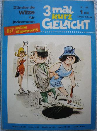 Heft broschiert: 3 mal kurz gelacht Nr. 56 (3 mal kurz gelacht) - 196? - mge-shop