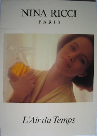 Werbetafel - Karton: Nina Ricci L'Air du Temps - 1991 - mge-shop