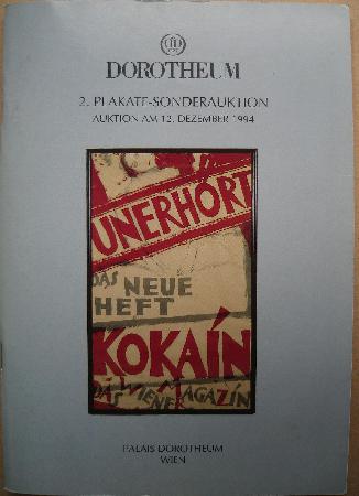 Katalog: Katalog Dorotheum Plakate 1994 (Dorotheum Auktionskataloge) - 12.12.1994 - mge-shop