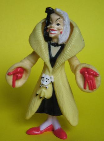 Kunststoff-Figur: Cruella Deville (101 Dalmatiner) - 1995 - mge-shop