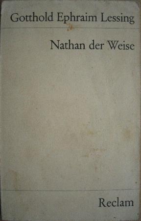 Lessing Gotthold Ephraim - Taschenbuch: Nathan der Weise (Reclam) - 1969 - mge-shop