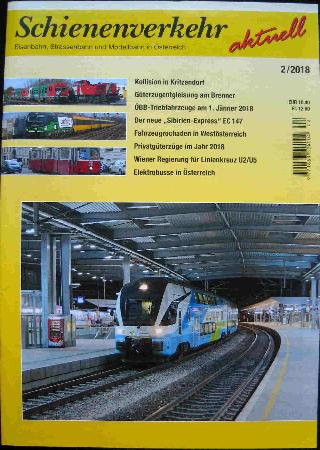 Zeitung / Zeitschrift: Ausgabe 2018/02 (Schienenverkehr aktuell) - 2018/02 - mge-shop