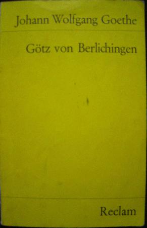 Goethe Johann Wolfgang v. - Taschenbuch: Götz von Berlichingen (Reclam) - 1979 - mge-shop