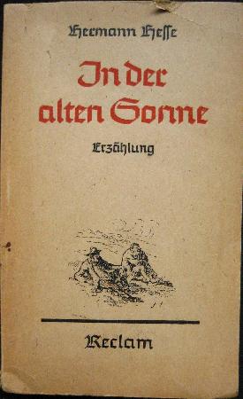 Hesse Hermann - Taschenbuch: In der alten Sonne (Reclam) - 1943 - mge-shop