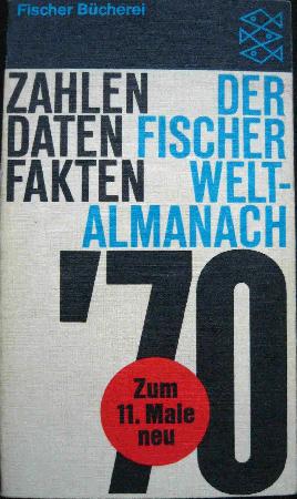 Taschenbuch: Der Fischer Weltalmanach 1970 (Der Fischer Weltalmanach) - 1969 - mge-shop