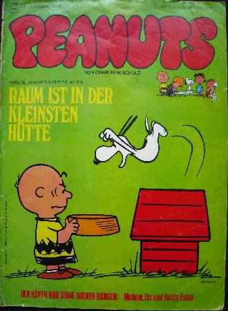 Comic: Raum ist in der kleinsten Hütte (Peanuts) - 1975 - mge-shop