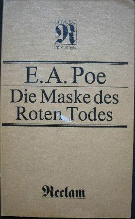 Poe Edgar Allan - Taschenbuch: Die Maske des Todes (Reclam) - 1985 - mge-shop