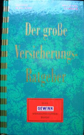 Buch: Der große Versicherungs-Ratgeber - 1993 - mge-shop