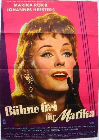 Kinoplakat: B&uuml;hne frei f&uuml;r Marika - 1958 - mge-shop