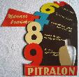 Werbetafel - Karton: PITRALON - 196? - mge-shop