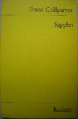 Grillparzer Franz - Taschenbuch: Sappho (Reclam) - 1981 - mge-shop