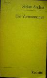 Andres Stefan - Taschenbuch: Die Vermummten (Reclam) - 1973 - mge-shop