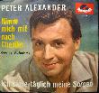 Alexander Peter - Single: Ich zähle täglich meine Sorgen - 1960 - mge-shop